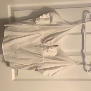 Old Navy White Cotton Loose Spaghetti Strap, Cami Top